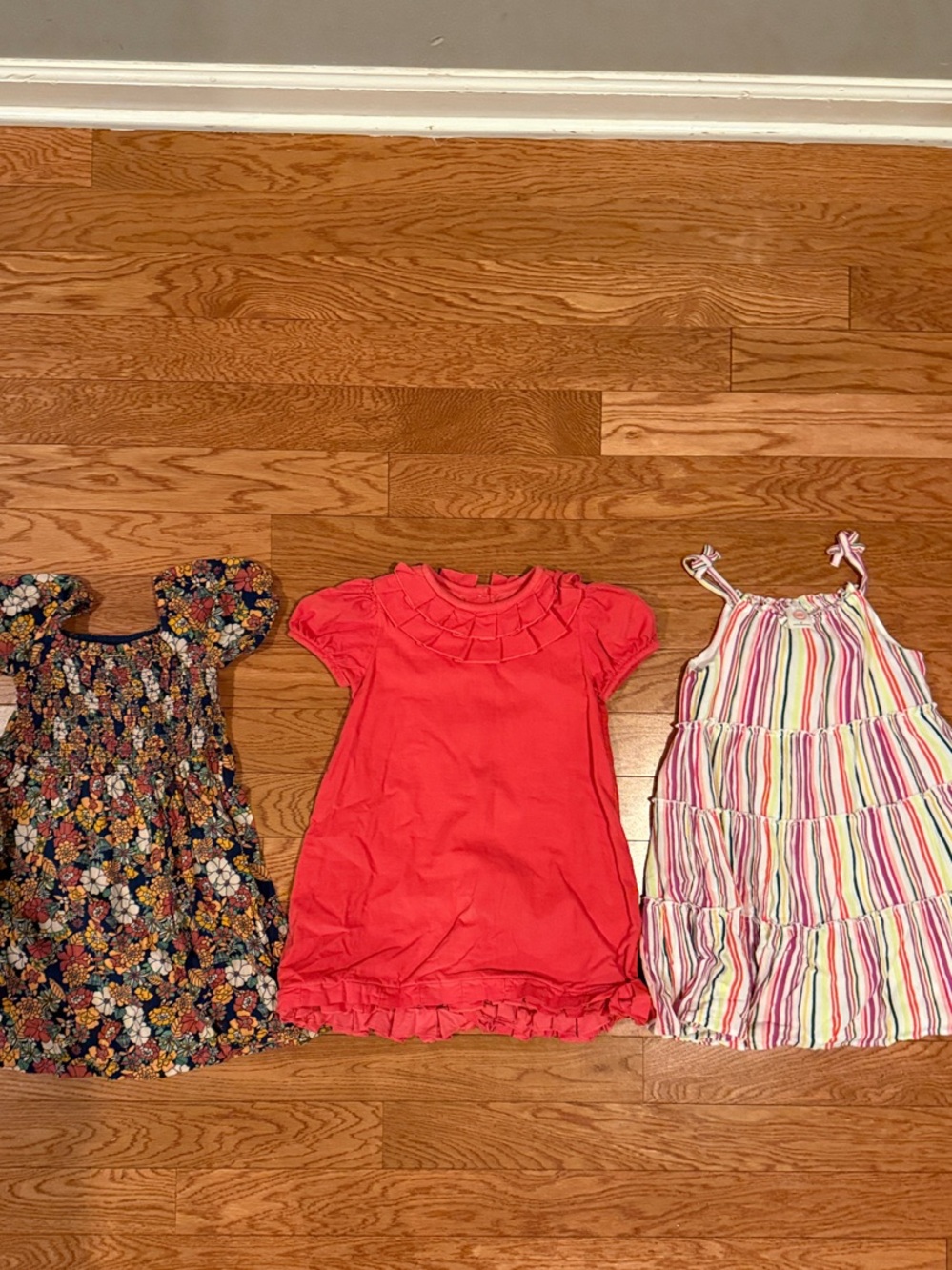 Dress Bundle-1Melon corduroy dress, 1Gap colorful dress,& 1 colorful dress